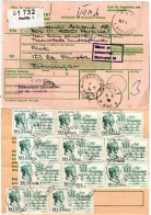 Schweden 1974, Me-Massenfrankatur 11x60 öre Järta Rs. Auf Paketkarte V. Partille - Brieven En Documenten