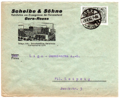 DR 1923, EF 20 Mia. Auf Illustriertem Firmen Brief V. Gera-Reuss - Covers & Documents
