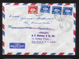 Norwegen USA 1953, Seemanns Nachsende Luftpost Brief V. Porsgrund. #1106 - Andere & Zonder Classificatie