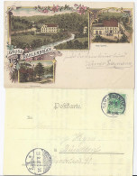 Gruss Aus Dahlerbrück, Litho AK V. 1897 M. U.a. Hotel Hencke. #1206 - Other & Unclassified