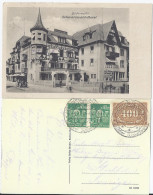Badenweiler 1923, Sw AK Schwarzwald Hotel M. Infla Marken N. Schweden Gebr. #235 - Other & Unclassified