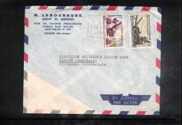 Senegal 1966 Interesting Airmail Letter - Tunisia