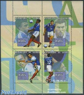Guinea, Republic 2000 Football Personalities 4v M/s, Mint NH, Sport - Football - Other & Unclassified