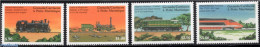 Grenada Grenadines 2000 Railways 4v, Mint NH, Transport - Railways - Trains