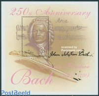 Gambia 2000 J.S. Bach S/s, Mint NH, Performance Art - Music - Music