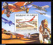 Djibouti 1980 Air Djibouti S/s Imperforated, Mint NH, Transport - Concorde - Aircraft & Aviation - Concorde