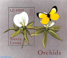 Sierra Leone 2000 Orchids S/s, Angraeum Eburneum, Mint NH, Nature - Flowers & Plants - Orchids - Other & Unclassified