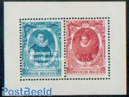 Belgium 1942 Anti Tuberculosis S/s, Unused (hinged), Health - Anti Tuberculosis - Art - Rubens - Unused Stamps