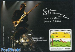 Malta 2006 Sting, Environment S/s, Mint NH, Performance Art - Music - Popular Music - Art - Children Drawings - Musik