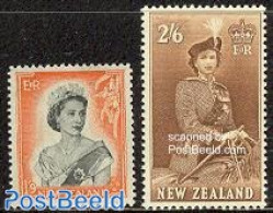 New Zealand 1957 Definitives 2v, Mint NH, Nature - Horses - Nuovi