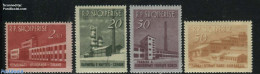 Albania 1963 Industrial Buildings 4v, Mint NH, Various - Industry - Factories & Industries