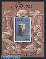 Ghana 1991 Drums S/s, Mint NH, Performance Art - Music - Musical Instruments - Musique