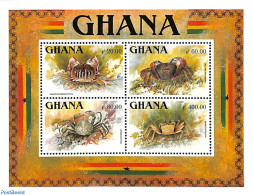 Ghana 1993 Crabs S/s, Mint NH, Nature - Shells & Crustaceans - Crabs And Lobsters - Vie Marine
