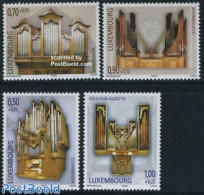 Luxemburg 2007 Organs 4v, Mint NH, Performance Art - Music - Unused Stamps