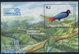Papua New Guinea 1993 Bangkok 93 S/s, Mint NH, Nature - Birds - Philately - Papua Nuova Guinea