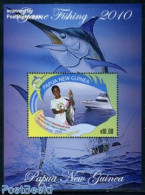 Papua New Guinea 2010 Fishing S/s, Mint NH, Nature - Transport - Fish - Fishing - Ships And Boats - Fishes