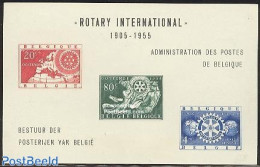 Belgium 1955 Rotary Imperforated S/s, Mint NH, Various - Maps - Nuovi