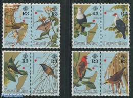 Seychelles 1996 Birds 4x2v, Mint NH, Nature - Birds - Woodpeckers - Autres & Non Classés