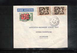 Madagascar 1958 Interesting Airmail Letter - Briefe U. Dokumente