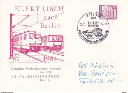 DDR 1984 Elektrisch Nach Berlin 06-01-1984 - Trains