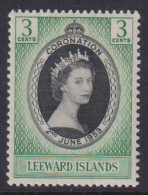 LEEWARD ISLANDS 1953 - CORONACION DE ELISABETH II - YVERT 118* - Leeward  Islands