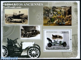 Comoros 2008 Vintage Cars, Mercedes Simplex S/s, Mint NH, Transport - Automobiles - Auto's