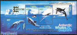 Australian Antarctic Territory 1996 Capex 96 S/s, Mint NH, Nature - Sea Mammals - Philately - Autres & Non Classés