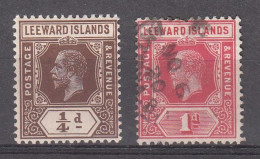 LEEWARD ISLANDS 1913-1922 - GEORGE V - YVERT 46-48 VER IMAGEN - Leeward  Islands