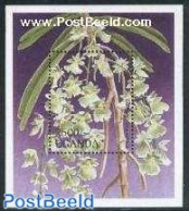 Uganda 1995 Orchids S/s, Diaphananthe Pulchella, Mint NH, Nature - Flowers & Plants - Autres & Non Classés