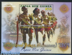 Papua New Guinea 2009 Traditional Dance S/s, Mint NH, Performance Art - Various - Dance & Ballet - Folklore - Dance