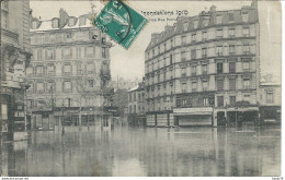 Paris (75 - Inondations 1910 - Prise Rue Parrot - Inondations De 1910