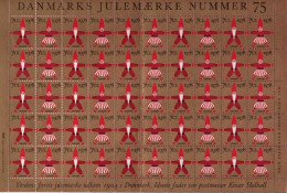Danemark - 1978- Feuillet De 50  Vignettes Jul - Noel -   Nains --  Neufs** - MNH - Nuovi