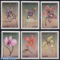 Sierra Leone 1997 Orchids 6v, Mint NH, Nature - Flowers & Plants - Orchids - Autres & Non Classés