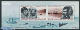 Greenland 2014 Expeditions 1906-1908 S/s, Mint NH, History - Nature - Science - Transport - Explorers - Dogs - The Arc.. - Neufs