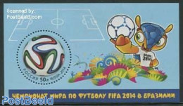 Russia 2014 World Championships Football S/s, Mint NH, Sport - Various - Football - Round-shaped Stamps - Other & Unclassified