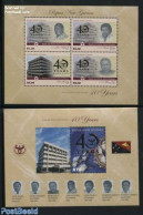 Papua New Guinea 2014 40 Years Bank Of Papua New Guinea 2 S/s, Mint NH, Various - Banking And Insurance - Papua New Guinea