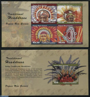Papua New Guinea 2015 Traditional Headdress 2 S/s, Mint NH, Various - Costumes - Kostüme