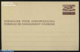 Netherlands 1964 New Address Card 10c, FORMULIER VOOR ADRESWIJZIGING, Unused Postal Stationary - Brieven En Documenten