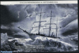 Iceland 2016 Stamp Day S/s S-a, Mint NH, Nature - Sport - Transport - Birds - Sailing - Stamp Day - Ships And Boats - Ongebruikt