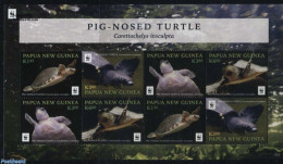 Papua New Guinea 2016 WWF, Pig-Nosed Turtle M/s, Mint NH, Nature - Turtles - World Wildlife Fund (WWF) - Papouasie-Nouvelle-Guinée