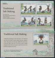 Papua New Guinea 2016 Traditional Salt Making 2 S/s, Mint NH, Various - Folklore - Papouasie-Nouvelle-Guinée