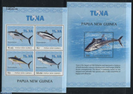 Papua New Guinea 2016 Tuna 2 S/s, Mint NH, Nature - Fish - Fishes
