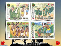 Papua New Guinea 2017 75 Years After Kokoda 4v M/s, Mint NH, World War II - Guerre Mondiale (Seconde)