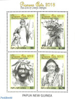 Papua New Guinea 2018 Pioneer Arts 4v M/s, Mint NH, History - Papua New Guinea