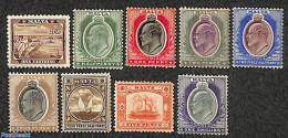 Malta 1904 Definitives Edward VII, WM Multiple CA-crown 9v, Unused (hinged) - Malta