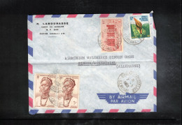 Afrique Occidental Francaise 1960 Interesting Airmail Letter - Briefe U. Dokumente