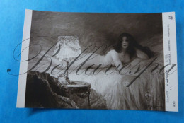 Salon 1912  A.Matignon N° 1238 "éveil"  Femme Nude Paris Painting  Illustrateur Artist   Peintre A.N. - Peintures & Tableaux