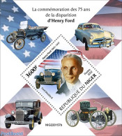 Niger 2022 75th Memorial Anniversary Of Henry Ford, Mint NH, Transport - Automobiles - Voitures