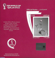 Qatar 2022 FIFA Worldcup Off. Poster S/s, Mint NH, Sport - Various - Football - Holograms - Art - Poster Art - Hologrammen