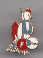 Pin's FFB Fédération Française De Billard Coq Réf 5131 - Biliardo